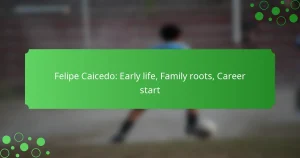Felipe Caicedo: Early life, Family roots, Career start
