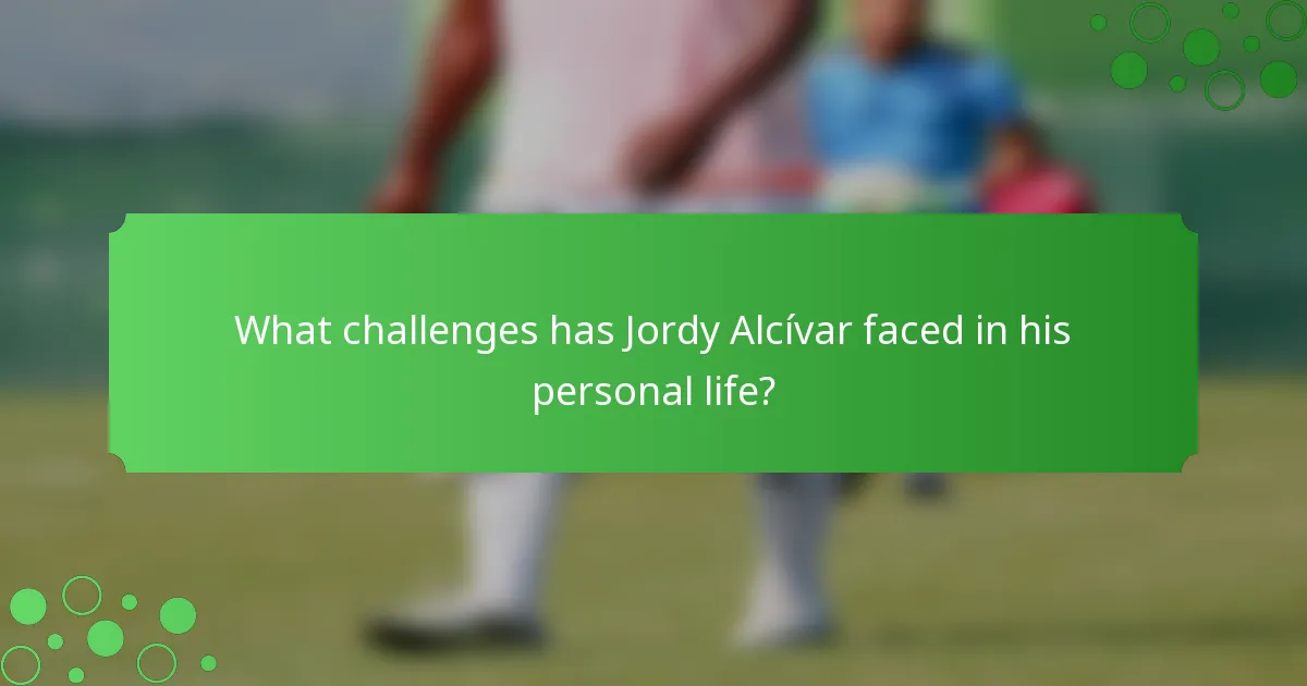 What challenges has Jordy Alcívar faced in his personal life?